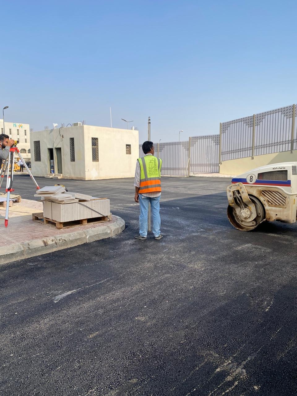 أعمال الأسفلت والطرق