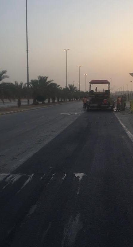 أعمال الأسفلت والطرق